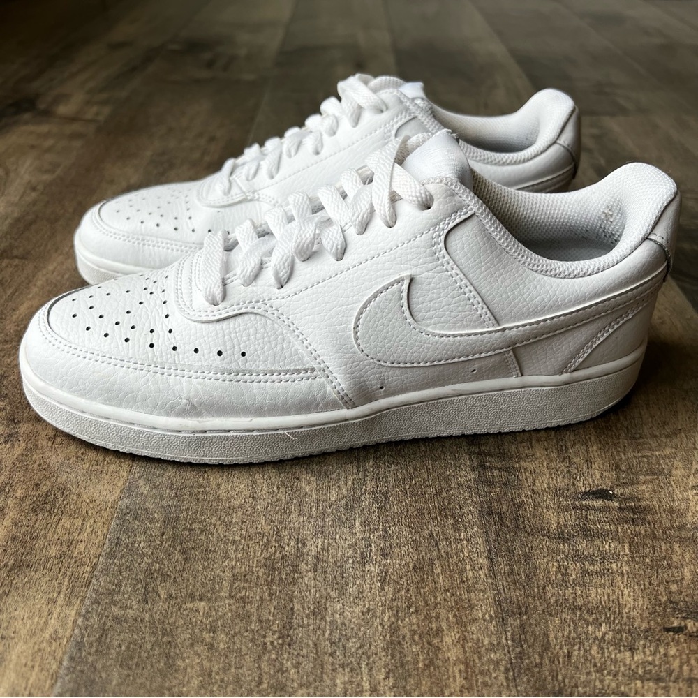 Nike Womens Court Vision Low CD5434-100 White Casual Shoes Sneaker Size 8